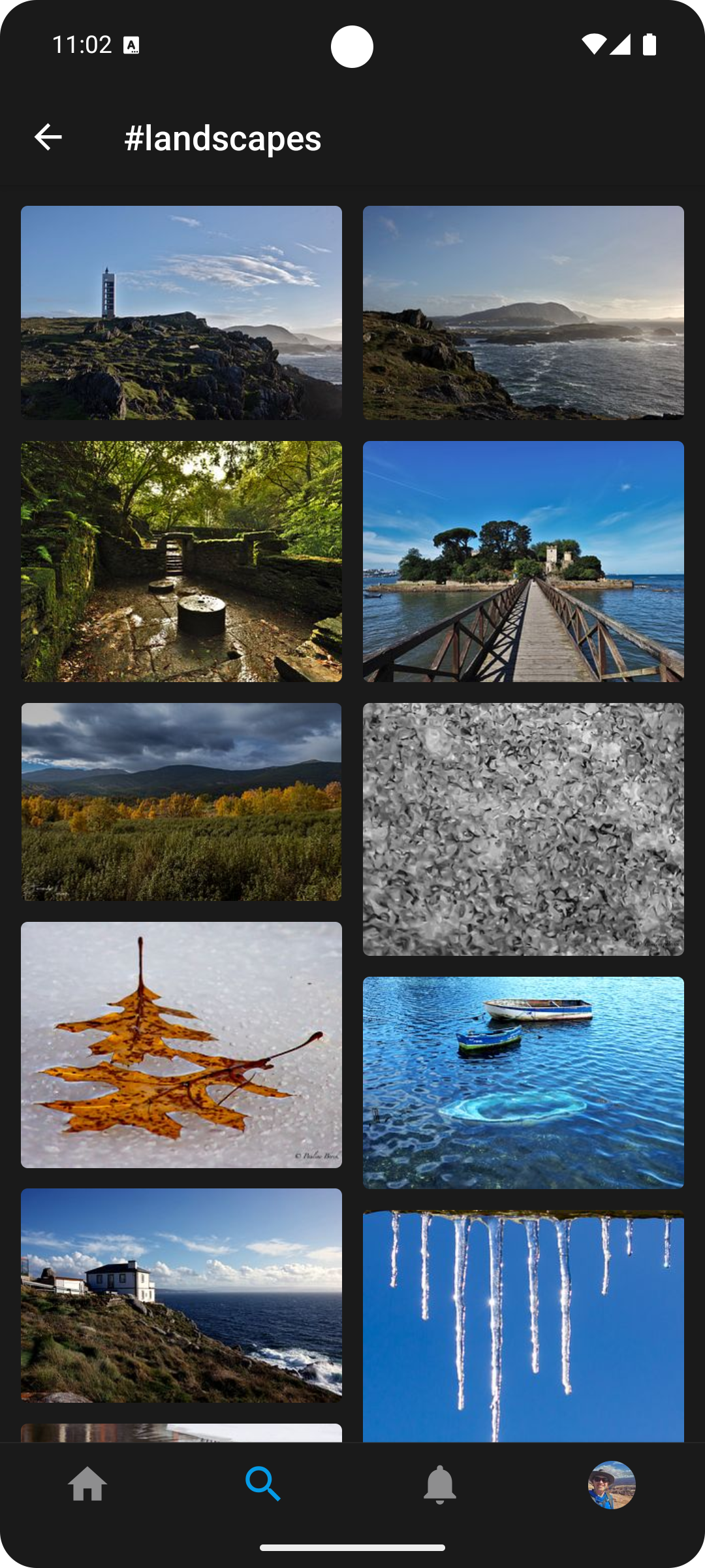 Exploring photos by hashtag